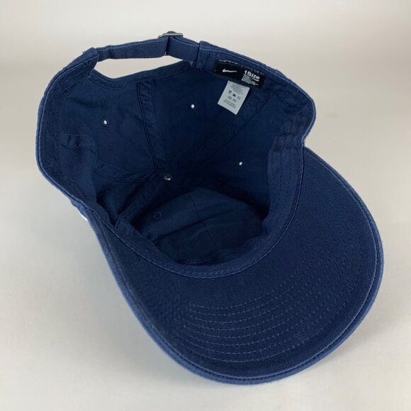 Arizona Wildcats Hockey NCAA Navy Blue Nike Heritage86 Relaxed Fit Strapback Hat - Picture 4 of 5